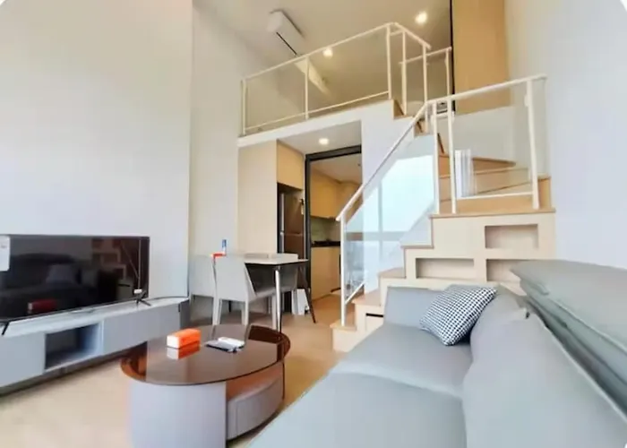 Rama9 Sky Loft 1Br Qeiet Higt