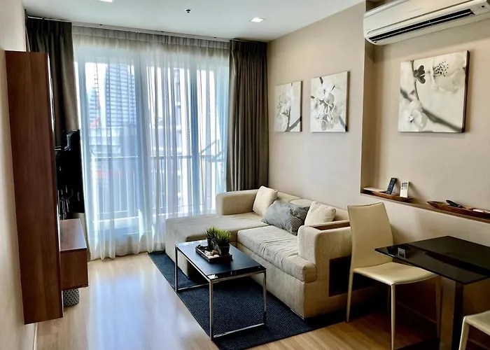 Condo, 3-Min Walk To Bts, Sky Pool, Gym, Wifi, Self Check-In At Pickup Point