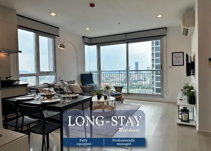 Contemporary High-Rise 2Br - Ultra Fast Wifi - Sathorn
