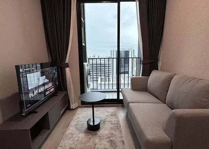 Luxury 1 Bedroom Bangkok New Cbd High Fl Mrt Rama 9