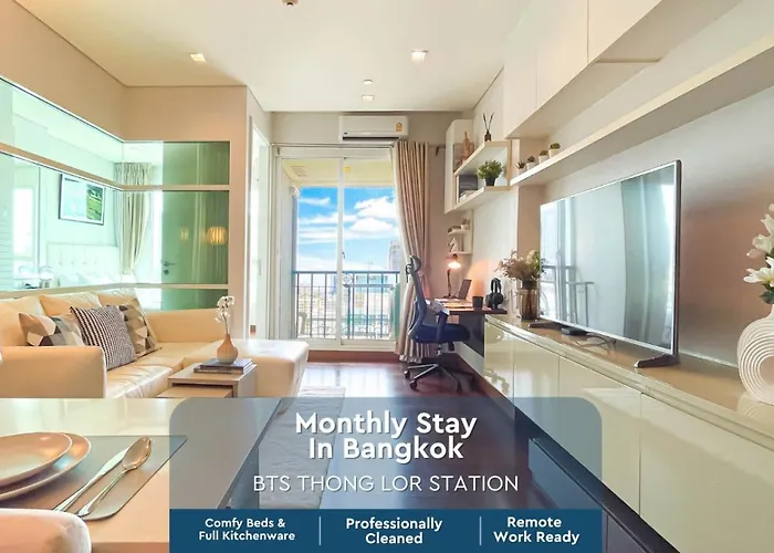 Near Bts Thong Lor L Workspace And Kitchen L Sontana