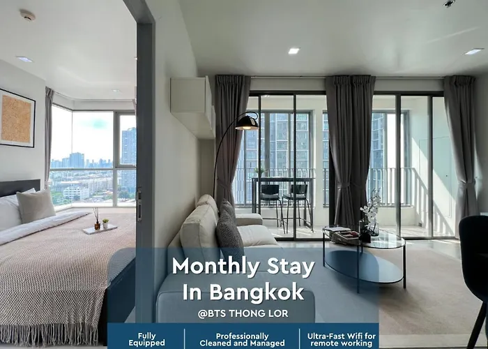 Tranquil Apt 2 Bedroom - Ultra Fast Wifi - Bts On Nut