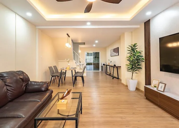 Zen Haus Entire Home L 6 Ppl 3 Bed L Sukhumvit Bts Onnut Walk 8 Min
