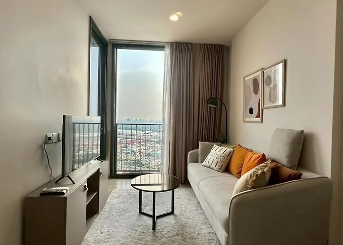 5 Mins Thonglor Bts River View Modern City Center