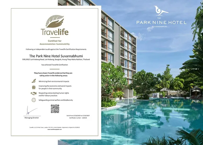 The Park Nine Hotel Suvarnabhumi - Free Bangkok Airport Shuttle