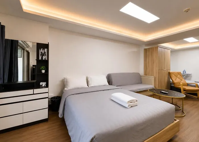 1Br Near Bts Queen & Single Bed City Center