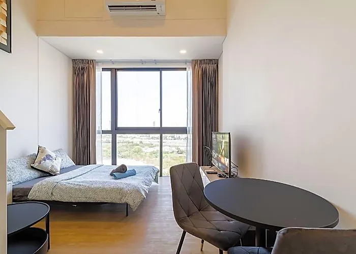 Loft Premium Apartment / Near Jodd Night Market / 500 / 500Mbps Wi-Fi / Twin Bed