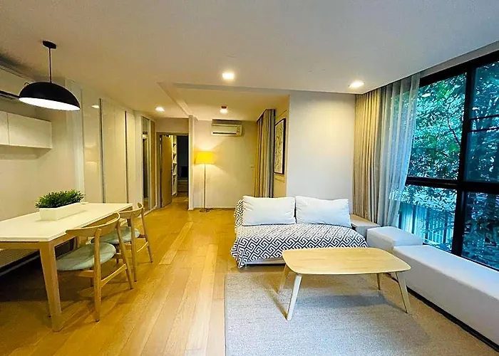 Cozy Spacious Gardenview 1Br 2Bed 500M Bts Thonglo
