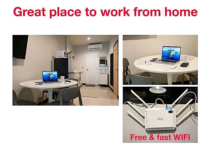S2 Silom Large Room 4-6 Guests Full Kitchen Wifi