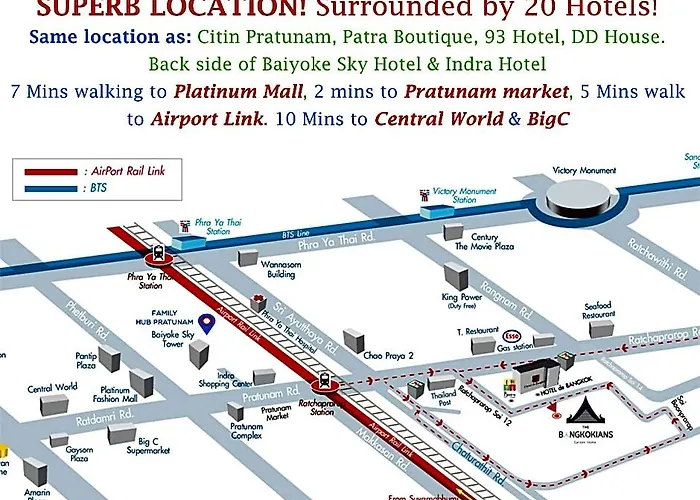 Family Hub @ Pratunam 2 - Group Stay + Free Pickup