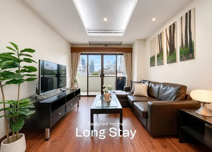 Vibrant Modern 57 Sqm - Ultra Fast Wifi - Bts Thonglor