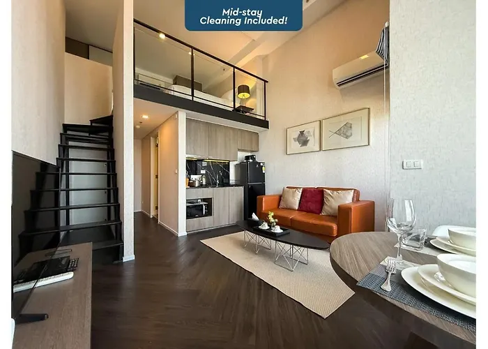 300 M To Bts Onnut L Duplex 44 Sqm L Pool And Gym