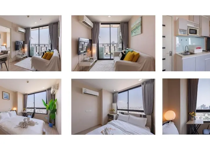 2Bed 2Bath Luxuryonnutbtse9 60Sqmt Gympoolnetflix 2Mins To Bts