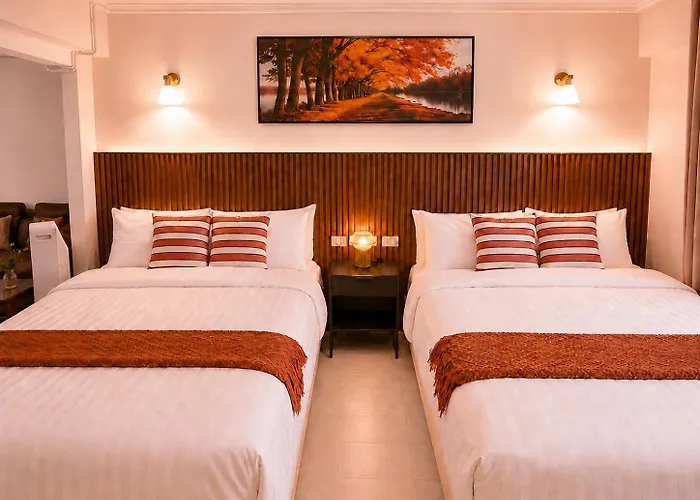 Cozy 2 Queen Bed With Vintage Kitchen At Phayathai Bts