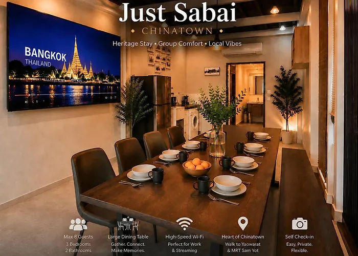 Just Sabai - 3Br Heritage House In Chinatown