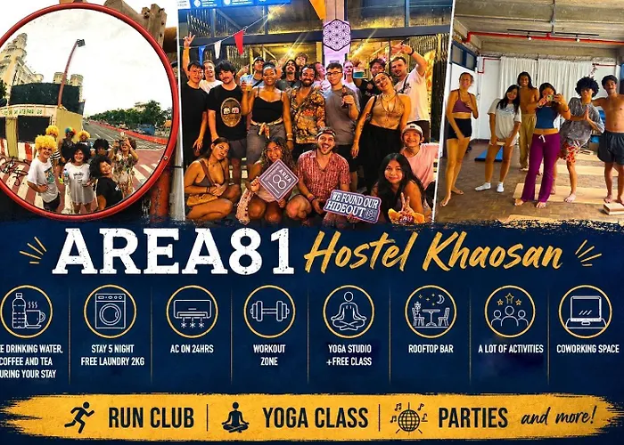 Area81 Hideout Hostel Khaosan