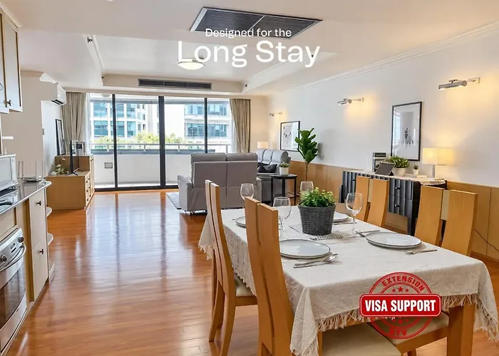 Luxury Modern 2Br 145 Sqm - Bts Asok - Ultra Fast Wifi