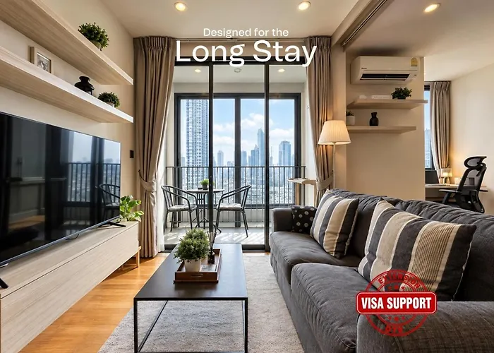 Upscale Skyview 1Br - Ultra Fast Wifi - Chitlom