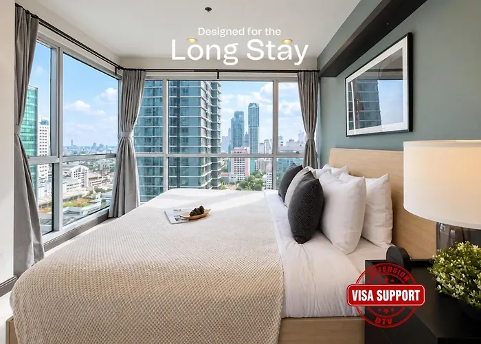 Stylish 2Br City View - Bts St.Louis - Ultra Fast Wifi